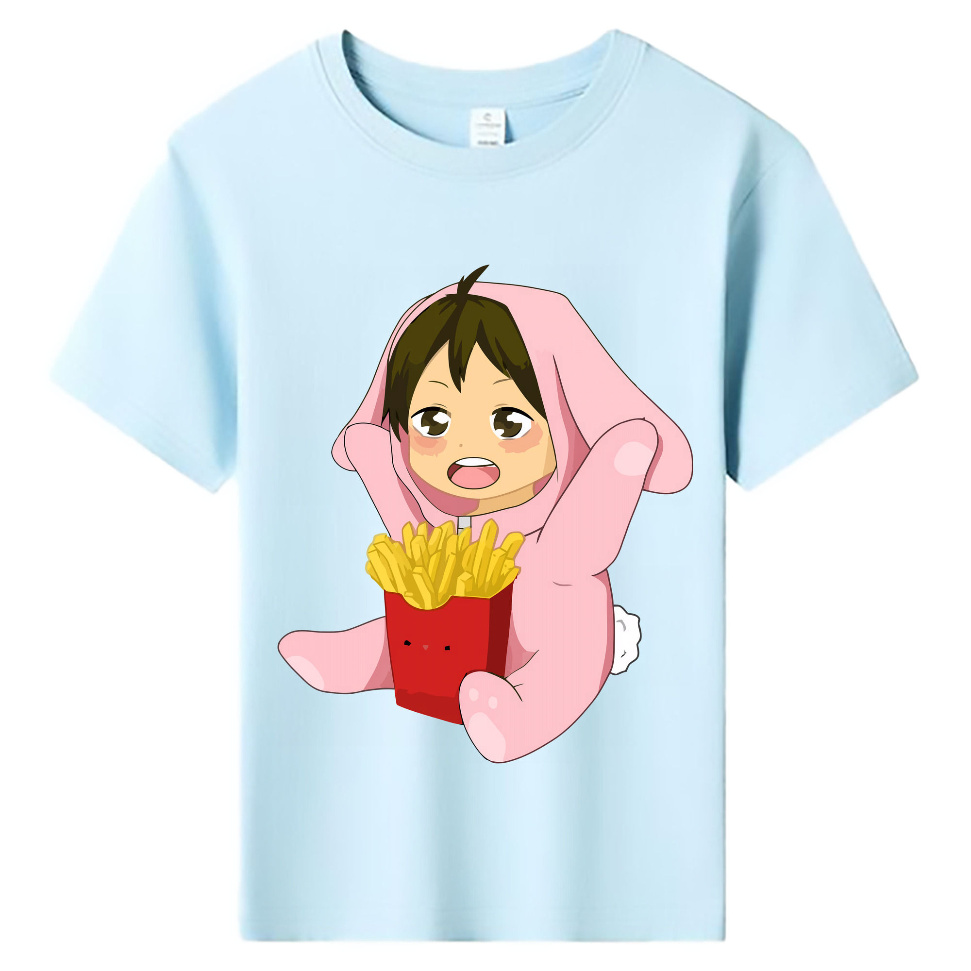 （画像用） ハイキュー!! Haikyu!! 綿100％キッズTシャツ（フロントプリント）